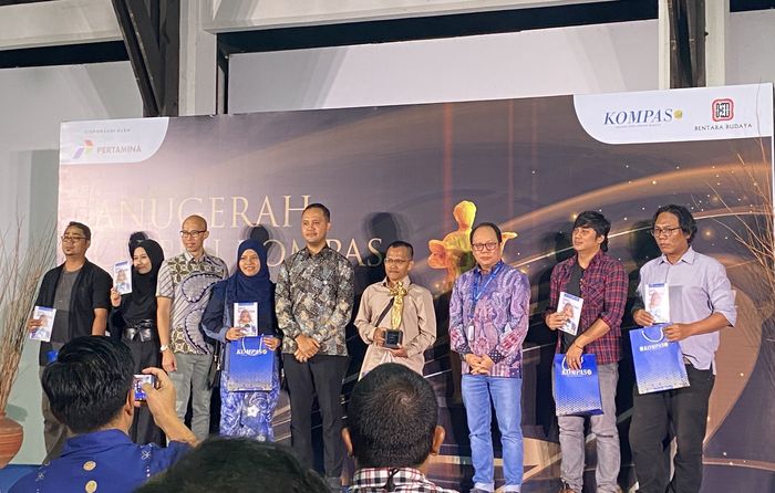 Anugerah Cerpen Kompas 2023 di Bentara Budaya Jakarta (BBJ) pada Jumat (20/12/2024) malam.