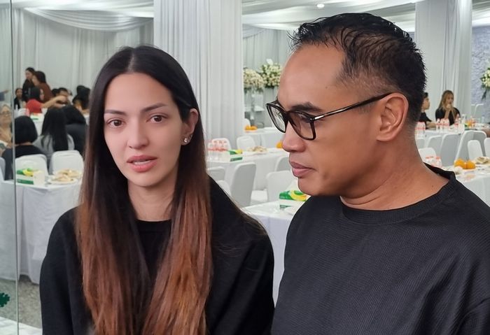 Nia Ramadhani saat ditemui di kawasan Senen, Jakarta Pusat, Sabtu (25/1/2025). 