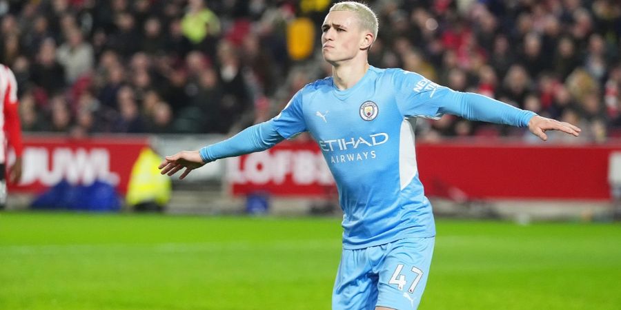 Phil Foden Jagoan Gol Tandang, Man City Bungkam Brentford di Babak Pertama