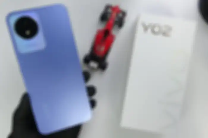 Ilustrsi harga HP second Vivo Y02 berdesain mewah