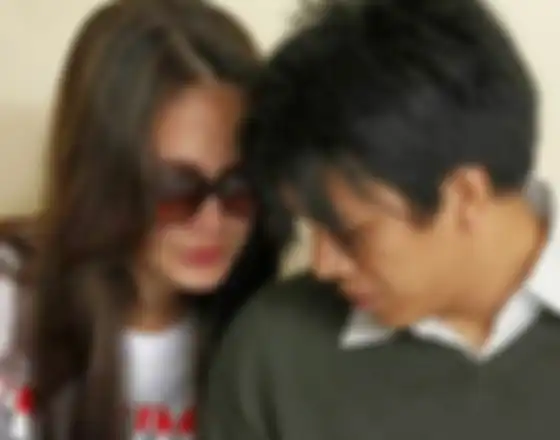 Foto Luna Maya saat bersama Ariel Noah
