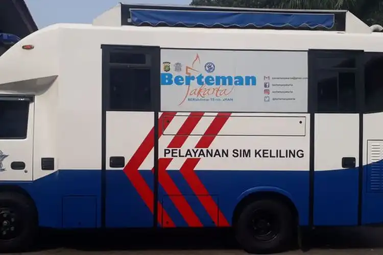 Kembali di Buka, Ini Lokasi SIM Keliling Jakarta 18 Agustus 2021