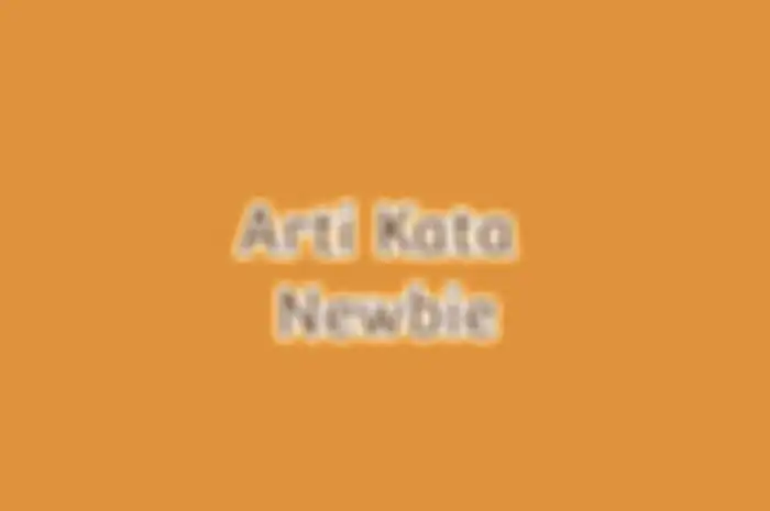 Arti kata Newbie yang viral di TikTok