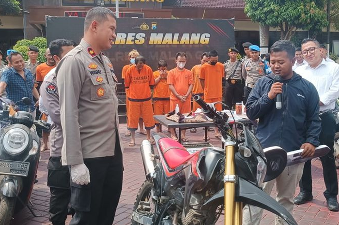 Bikin heran, maling motor ini malah modifikasi motor Honda CRF150L yang ia curi, sang pemilik ucapkan terima kasih.