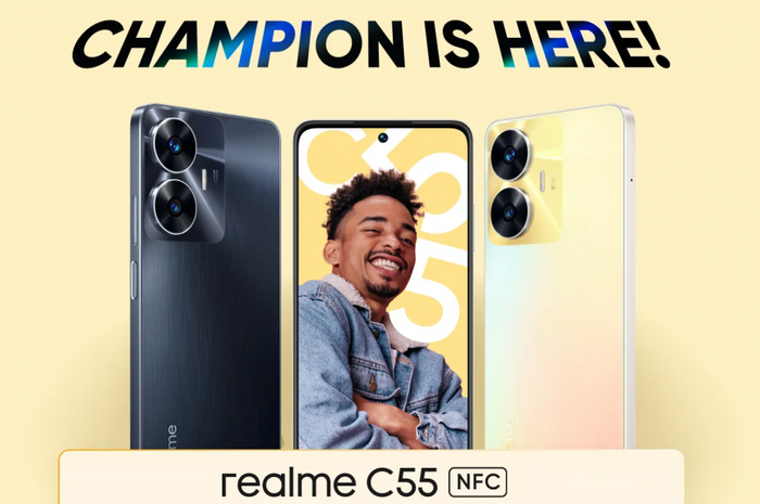 Poster flash sale Realme C55 NFC.