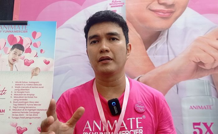 Aldi Taher saat ditemui di JCC Senayan, Jakarta Pusat, Sabtu (16/12/2023).