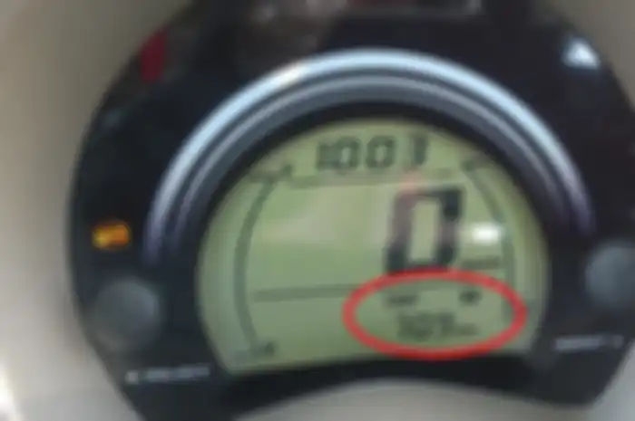 Trip F menandakan motor sudah menggunakan bensin cadangan