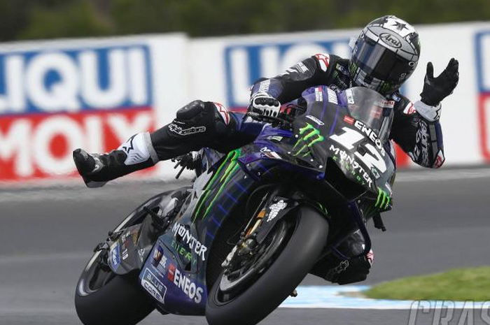 Maverick Vinales jadi yang tercepat pada kualifikasi MotoGP Australia 2019.