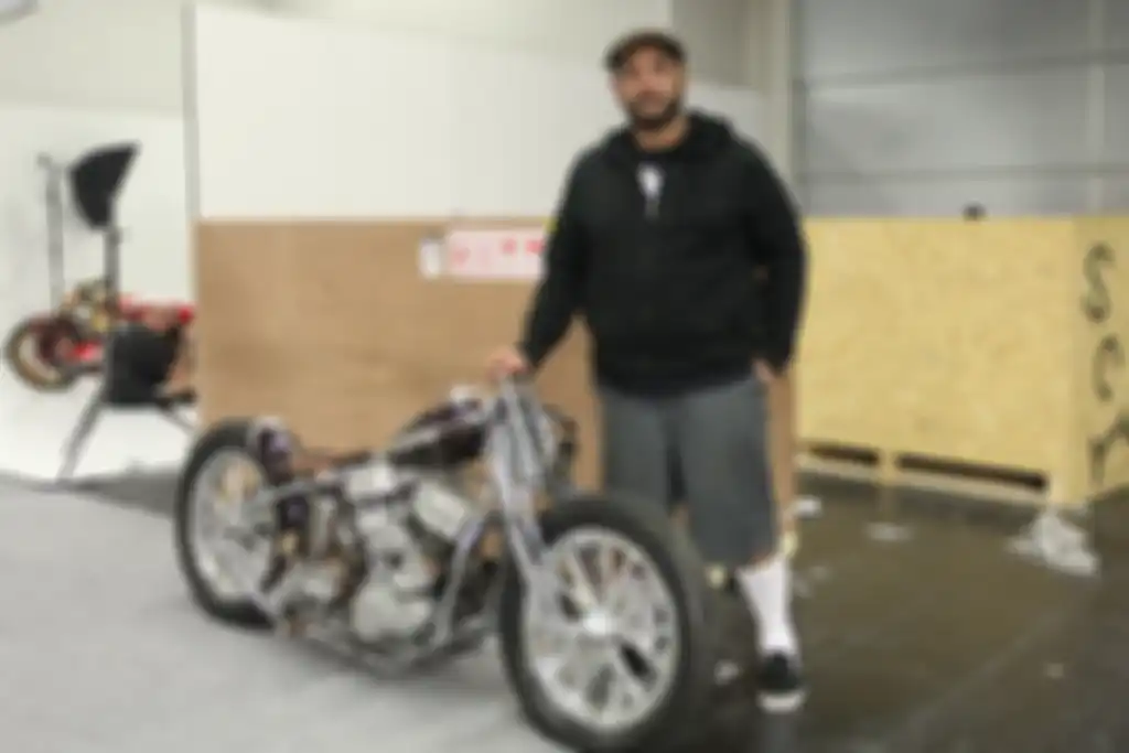 Veroland dan Harley-Davidson Panheadnya siap tempur di AMD Jerman