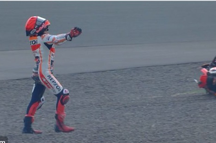Marc Marquez sama sekali tidak mendapatkan point di MotoGP Mandalika 2023. 