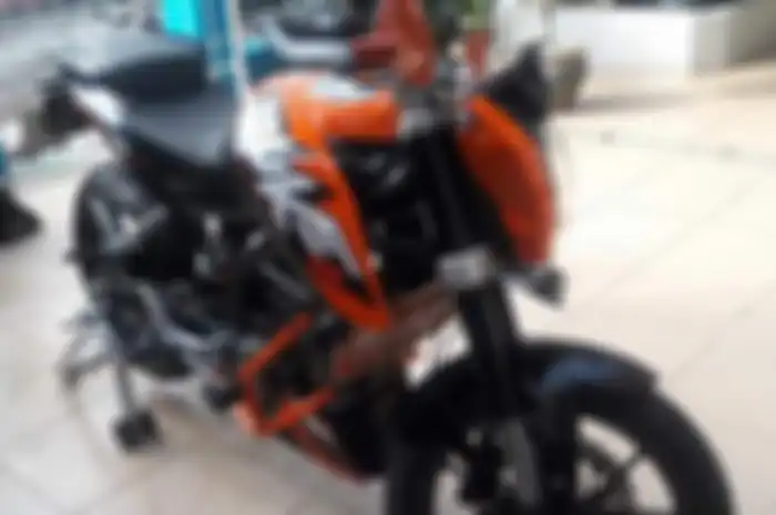 Ilustrasi motor KTM Duke 200 