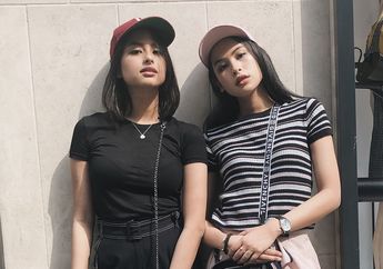 Penampilan Kompak Maudy Ayunda dan Sang Adik Mengenakan Plaid Outfit