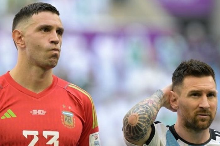 Chelsea dikabarkan sepakat menggatet kiper Timnas Argentina, Emiliano Martinez (kiri), dari Aston Villa.