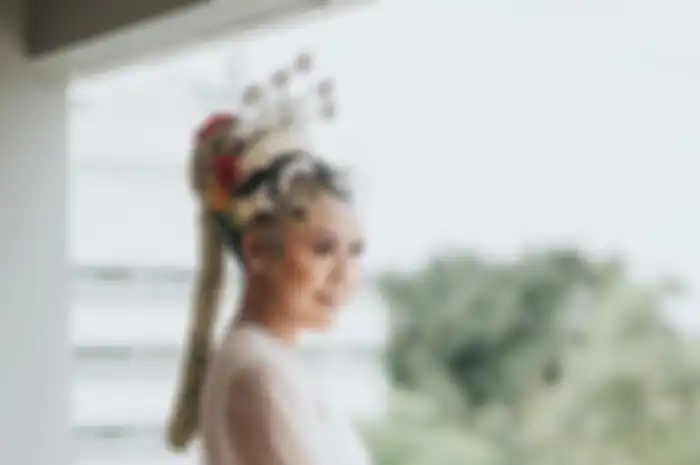 Riasan Erina Gudono saat akad nikah. 