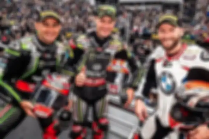 Podium race 1 WSBK Inggris 2019