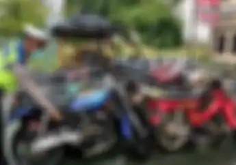 Polisi Razia Knalpot Brong Besar-Besaran Pengangguran Makin Banyak