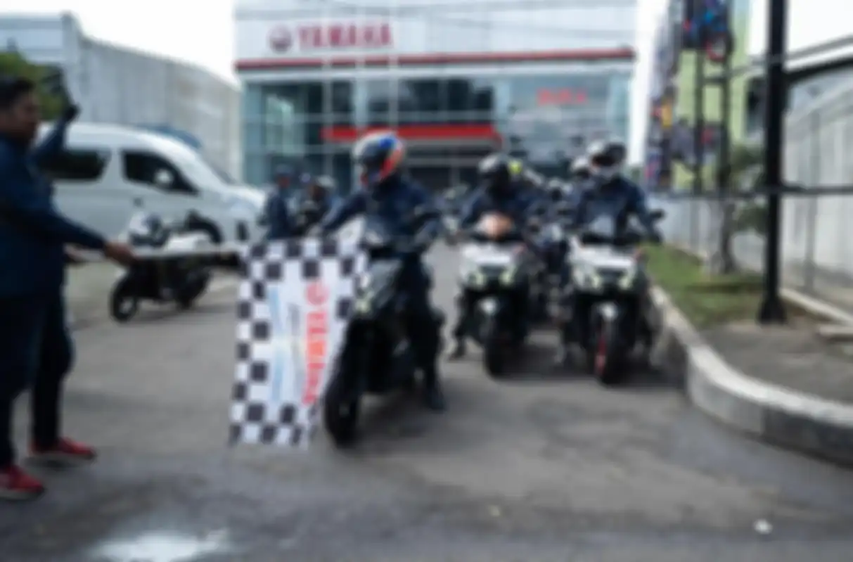 Touring Yamaha Aerox Alpha start dari Yamaha DDS Bandung 