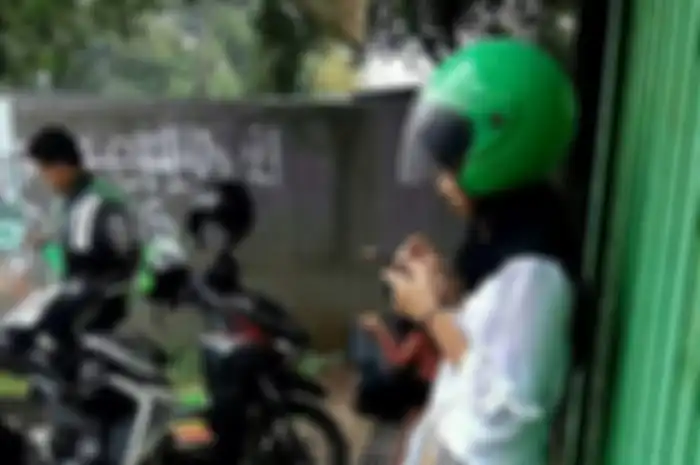 Ilustrasi driver ojol.
