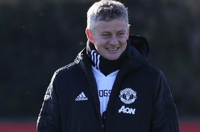 Pelatih interim Manchester United, Ole Gunnar Solskjaer.