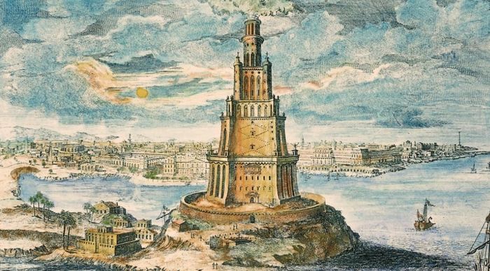 Mercusuar di Alexandria adalah puncak dari semua pengetahuan matematika dan teknik yang dikumpulkan di kota tersebut.
