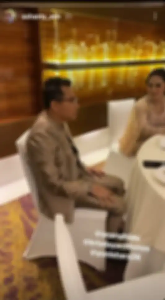 Anang Hermansyah berbincang dengan Krisdayanti