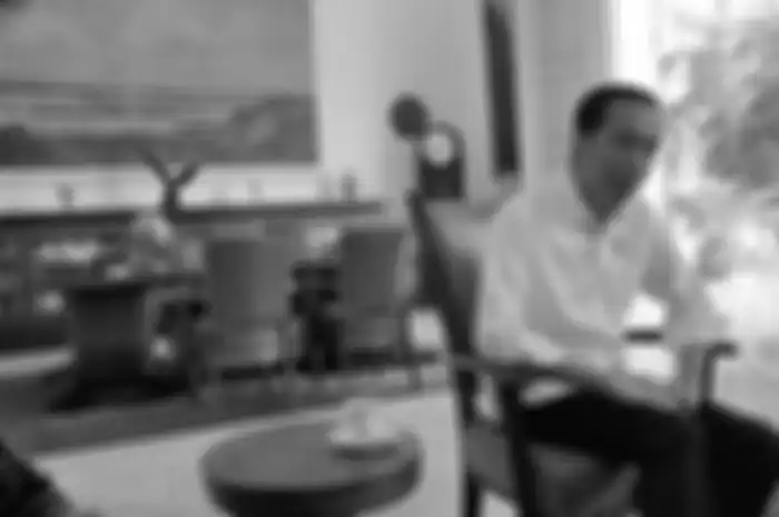 Rich Brian saat perdengarkan lagu 'Kids' kepada Presiden Jokowi