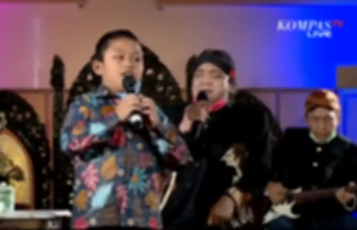 Penampilan Arda, bocah cilik penyandang disabilitas saat menyanyikan lagu berjudul 