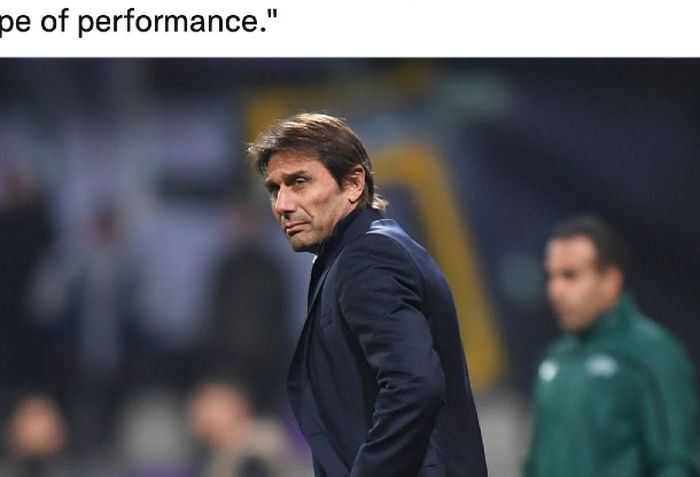 Pelatih Tottenham Hotspur, Antonio Conte.