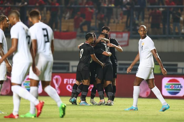 Timnas Indonesia sukses meraih kemenangan melawan Curacao dengan skor 3-2 pada laga FIFA Matchday 2022 di Stadion GBLA, Sabtu (24/9/2022)