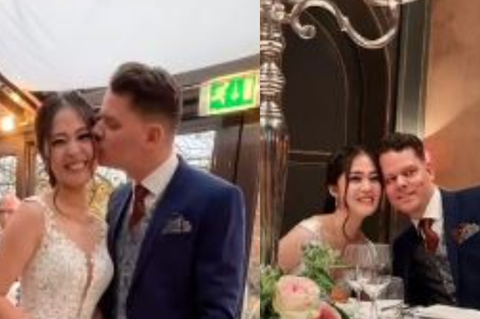 Momen pernikahan Gracia Indri dan Jeffrey