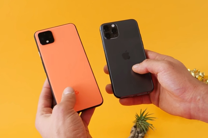 Google Pixel 4 dan iPhone 11 Pro
