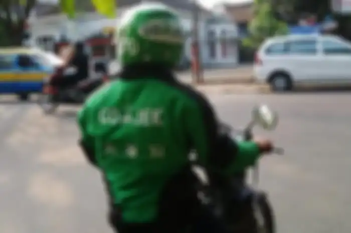 Ilustrasi driver ojol.