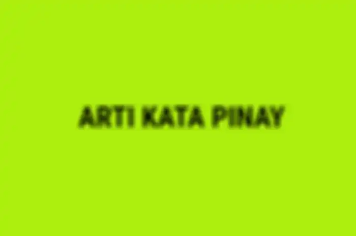 Arti kata Pinay