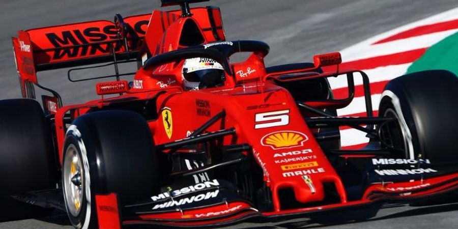 Sebastian Vettel Tercepat pada Sesi Pagi Hari Terakhir Tes Pramusim