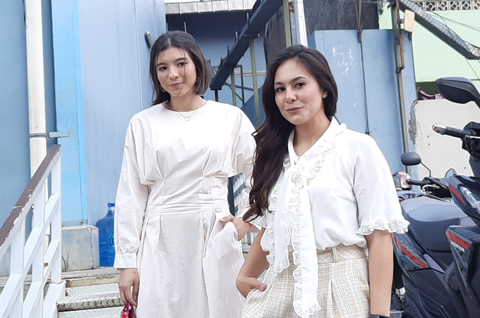 Shaloom Syach Razadee dan Wulan Guritno saat ditemui Grid.ID di kawasan Tendean, Jakarta Selatan, Rabu (26/8/2020).