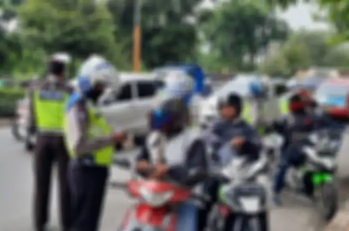 Ilustrasi razia polisi.