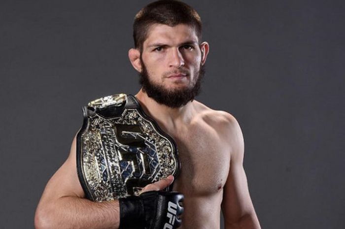 Petarung UFC asal Rusia, Khabib Nurmagomedov.