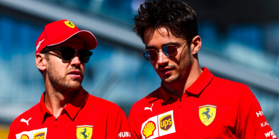 Charles Leclerc dan Sebastian Vettel Kompak Sebut Ferrari Kurang Cepat