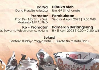 Pameran Keramik Donna Prawita: Adaptasi Kisah Relief Candi Sojiwan dalam Media Keramik Benda Keseharian