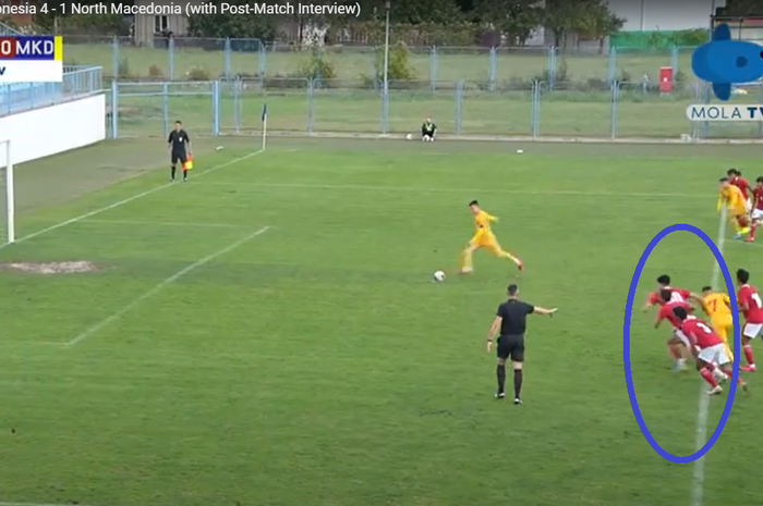 Kronologi wasit mengulang penalti Makedonia Utara saat melawan timnas U-19 Indonesia.