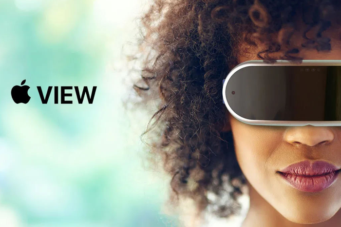 Ilustrasi Headset AR Apple