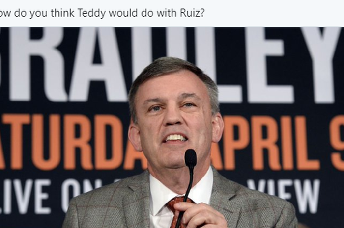 Pelatih tinju, Teddy Atlas.