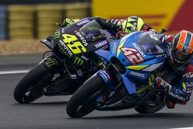 Kocak, Alex Rins Minta Restu Rossi Jadi Mr Sunday di MotoGP Prancis