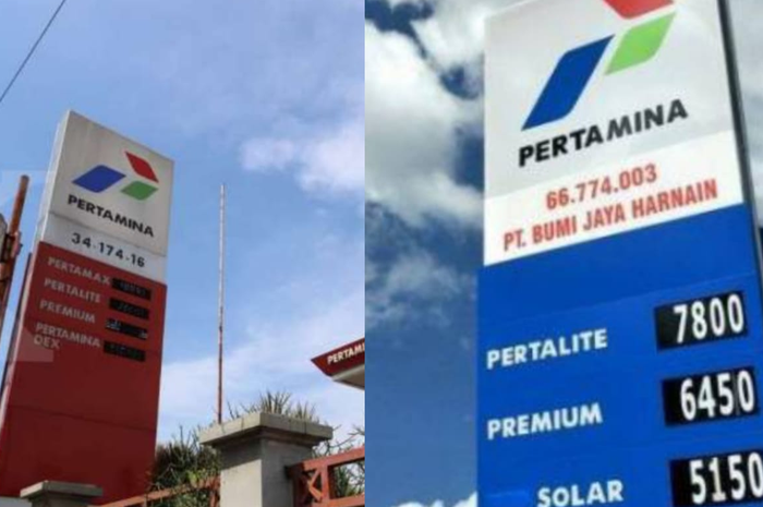 Arti beda warna SPBU Pertamina merah dan biru
