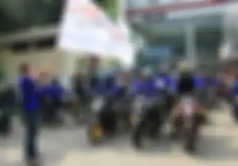 Meriah! Ribuan Bikers Serbu Jambore 1 Dekade V-ixion di Bogor