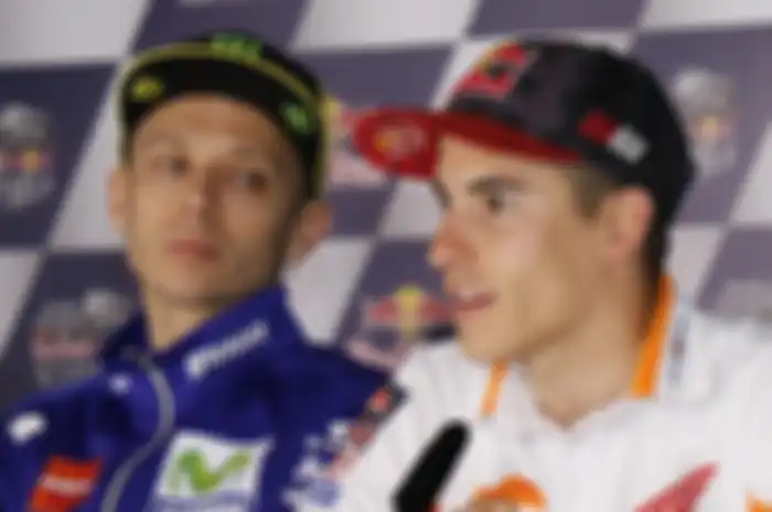 Valentino Rossi dan Marc Marquez