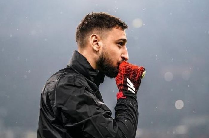 Penjaga gawang nomor satu AC Milan, Gianluigi Donnarumma.