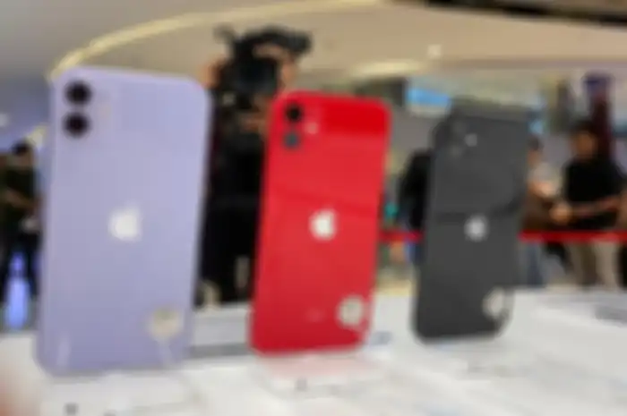 Pilihan warna iPhone 11.