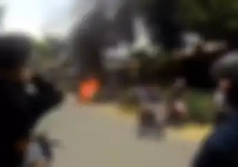 Kacau.. Gara-gara Power Bank Motor Ini Hangus Terbakar