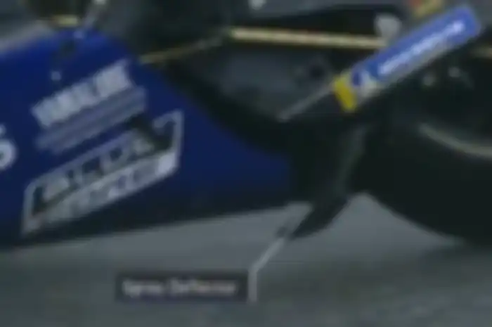Spray deflector YZR-M1 Valentino Rossi